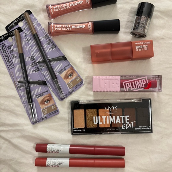 Drugstore Makeup Bundle – Maybelline NYX L’Oréal Garnier Brand New & Unopened